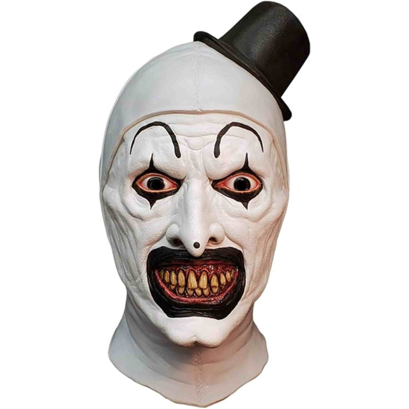 Terrifier Art The Clown Mask Costume Accessory White