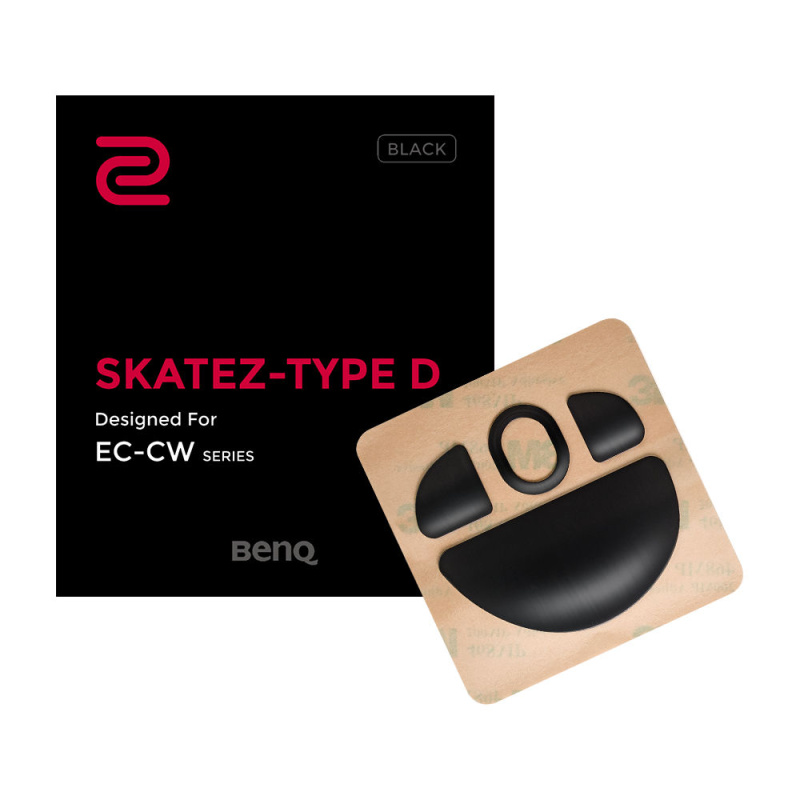 Type D Mouse Feet (Black) for Controlling Glide