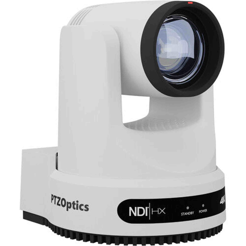 PTZOptics Move 4K 12X Optical Zoom Camera - Grey (White)