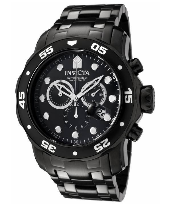 Invicta Pro Diver Chronograph 200M 0076 Men's Watch