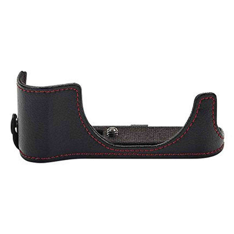 Canon DCC-1850 Leather Camera Jacket, 0041X472 (Black) (International Model)