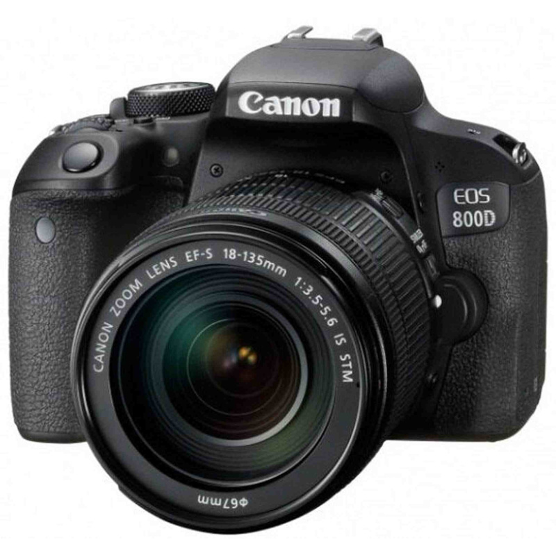 Canon EOS Rebel 800D/T7i 24 Megapixel DSLR with 18-135mm IS STM Lens International Version (International Model)