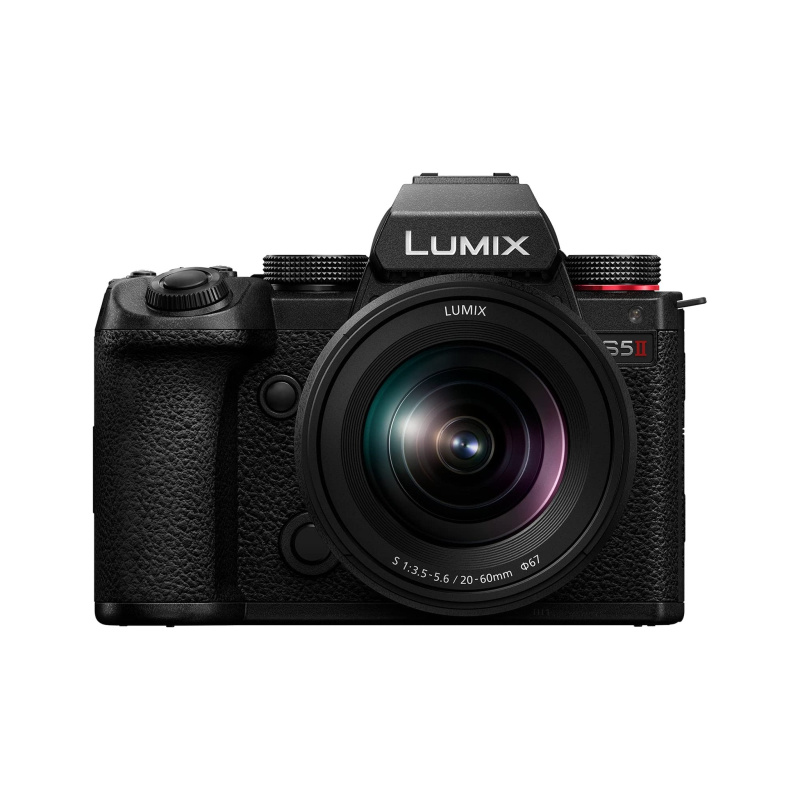 Panasonic LUMIX S5II Mirrorless Camera, 24.2MP Full Frame with Phase Hybrid AF, New Active I.S. Technology, Unlimited 4:2:2 10-bit Recording with 20-6