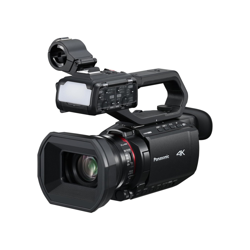 Panasonic X2100 4K Camcorder for Directors, Wide Angle Telephoto Lens with 24X Zoom, Hybrid O.I.S.,Lightweight Heat Dispersing Design, Detachable Hand