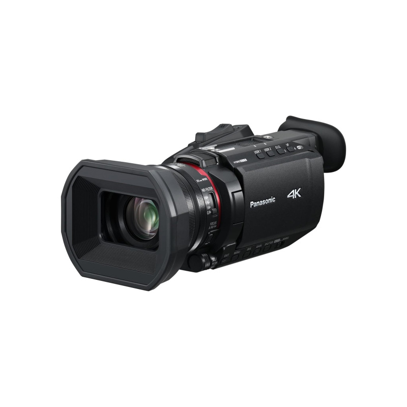 Panasonic X1600 4K Camcorder for Directors, Wide Angle Telephoto Lens with 24x Zoom, Hybrid O.I.S., 4K High-Precision AF with Face Detection, Heat Dis