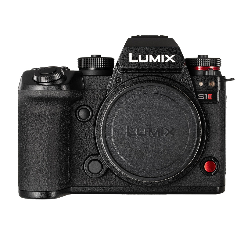 Panasonic LUMIX S1II Full Frame Mirrorless Camera, Hybrid Shooting with 24.1MP Partially Stacked CMOS Sensor, 6K Open Gate, HEIF Recording, AFC 70fps,
