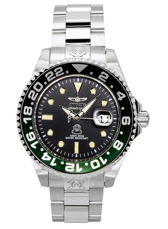 Invicta Pro Diver Stainless Steel Black Dial Automatic Diver's 21866 300M Men's Watch