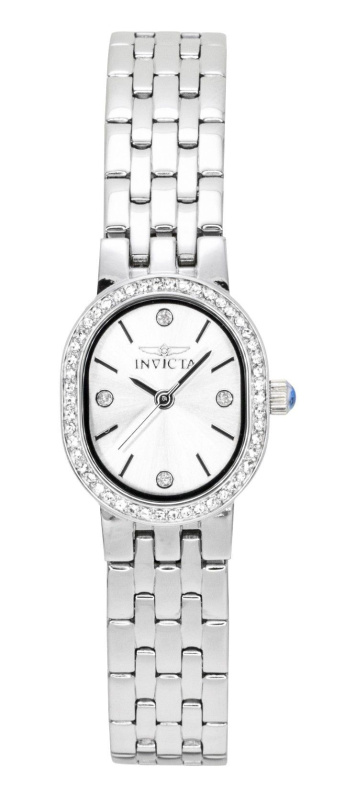 Invicta Angel Crystal Accents Stainless Steel Silver Dial Quartz 48134 Women's Watch