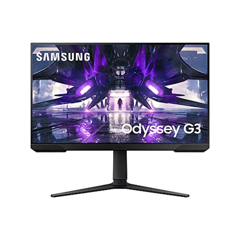 SAMSUNG 27" Odyssey G32A FHD 1ms 165Hz Gaming Monitor with Eye Saver Mode, Free-Sync Premium, Height Adjustable Screen for Gamer Comfort, VESA Mount C