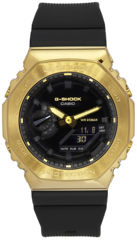 Refurbished Casio G-Shock Analog Digital Black Dial Quartz GM-2100G-1A9 200M Men's Watch