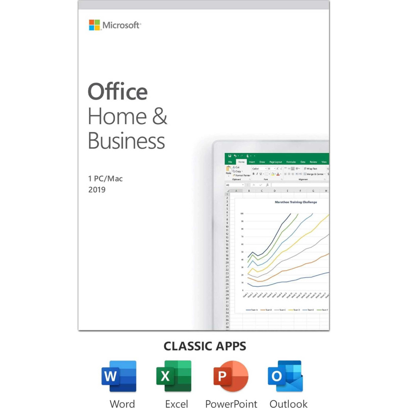 Microsoft Office Home and Business 2019 for 1 User
