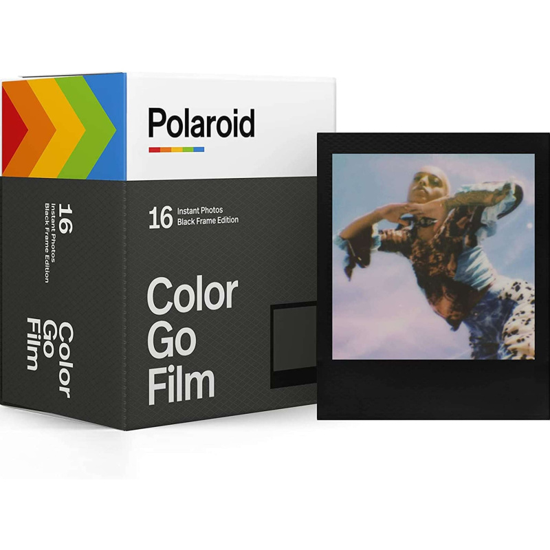 Polaroid Go Color Film - Black Frame Double Pack (16 Photos) (6211) - Only Compatible with Polaroid Go Camera
